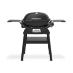 Weber Q 2200N Gas BBQ with Side Tables and Compact Stand, 54 x 39 cm, Black