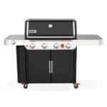 Weber Genesis E-435 Gas Barbecue with 4 Burners, Side Burner and Sear Zone in Black