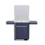 ENO Enosign 65 Plancha Trolley in Navy Blue with Folding Shelves - Image 2
