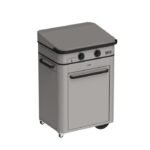 Combo Enosign 65 Gas Plancha with Trolley - Stainless Steel