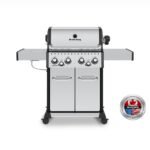 Broil King Baron S490 IR 4-Burner Gas BBQ with Infrared Side Burner and Rotisserie