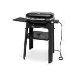 Weber Lumin 2000 Electric BBQ with Folding Stand in Black