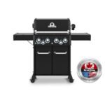 Broil King Baron 490 Shadow Gas BBQ with 4 Burners and Side Burner