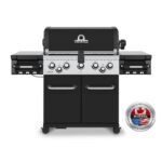 Broil King Regal 590 Gas Barbecue with Five Burners, Side Burner and Rotisserie - Black