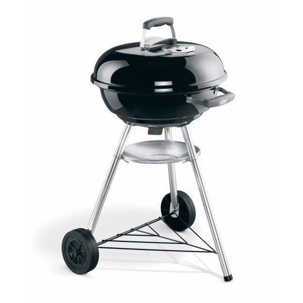 Weber_Compact_57cm_9189e8a7-cf44-4d05-a645-702261eaf9fb.jpg Weber Compact Kettle 57 cm Charcoal BBQ in Black - Image 1