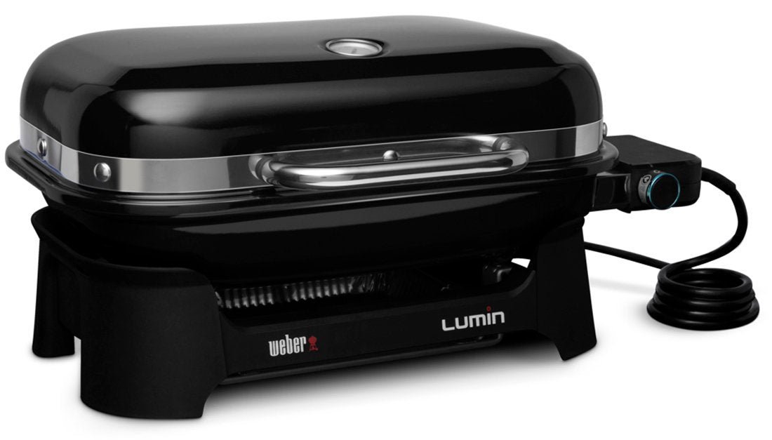 Weber_Lumin_1000_Compact_Negra_1.jpg Weber Lumin Compact Electric BBQ in Black with 5-in-1 Cooking - Image 1