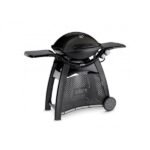 Weber Q3000 Two-Burner Gas BBQ with Permanent Cart, 63 x 45 cm Cooking Area, Black