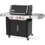 Weber Genesis EP-335 Weber Works Gas Barbecue with Sear Zone and Side Burner - Black