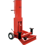 10 Ton Air-Powered Vehicle Lift Jack with Adjustable Saddles and Safety Lock