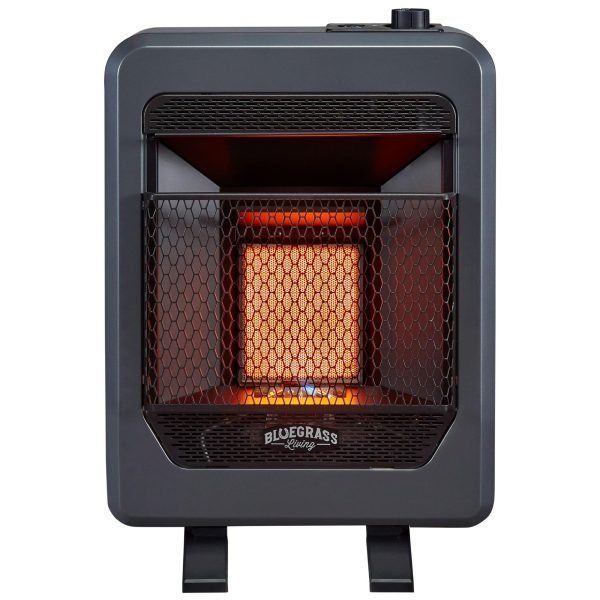 hw-344-image-1.jpg Bluegrass Living Natural Gas Vent-Free Infrared Gas Space Heater 10,000 BTU with Base Feet - Image 1