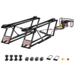Adjustable Car Lift with Remote Control, 5,000 lb Capacity, Hydraulic