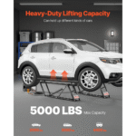 Adjustable Car Lift with Remote Control, 5,000 lb Capacity, Hydraulic - Image 2