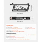 Adjustable Car Lift with Remote Control, 5,000 lb Capacity, Hydraulic - Image 9