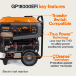 Generac 7706 Petrol Portable Generator with 816cc EFI Engine and Electric Start - Image 5