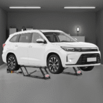 7,000 lb Adjustable Car Lift with Remote Control for Home Garages - Image 2