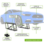 QuickJack 5000TLX Extended-Length Portable Car Lift, 5,000 lb Capacity - Image 2