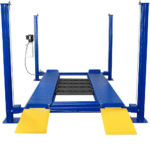 WEIZE PLA-1030 8,500 lb Four-Post Car Lift with Caster Kit