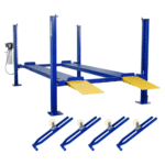 WEIZE PLA-1030 8,500 lb Four-Post Car Lift with Caster Kit - Image 2