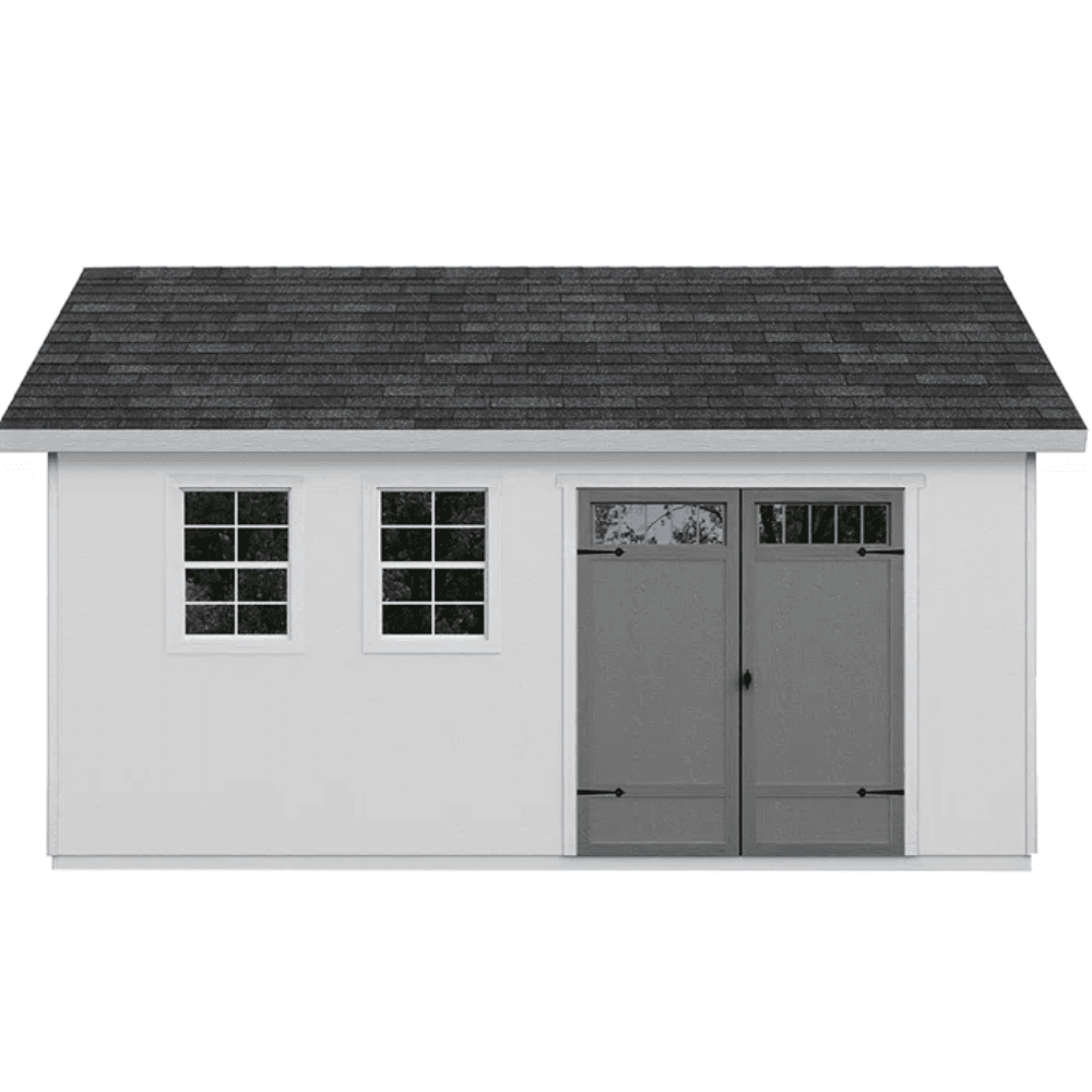 plb-product-265-image-1.png Scarsdale 12 ft x 16 ft Wood Storage Shed, LP SmartSide Engineered Timber - Image 1