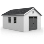 Scarsdale 12 ft x 16 ft Wood Storage Shed, LP SmartSide Engineered Timber - Image 2