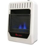 Factory Reconditioned Blue Flame Vent-Free Gas Wall Heater, 10,000 BTU Dual Fuel, 300 sq ft (Model BF10M-B-R)