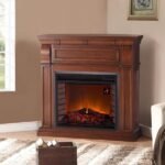 Duluth Forge Full-Size Electric Fireplace with Remote, 1,350 W, Auburn Cherry Finish - Image 3