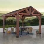 Backyard Discovery Arlington 12 ft x 12 ft Solid Cedar Wood Patio Gazebo