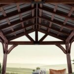 Backyard Discovery Arlington 12 ft x 12 ft Solid Cedar Wood Patio Gazebo - Image 10