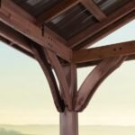 Backyard Discovery Arlington 12 ft x 12 ft Solid Cedar Wood Patio Gazebo - Image 7
