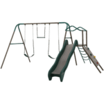 Lifetime Climb & Slide Multi-Activity Playset with 8 ft Slide, Swings, Climbing Wall & Tower