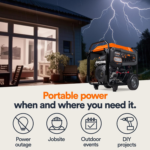 Generac 7706 Gas-Powered Portable Generator with EFI Engine and COsense - Image 2